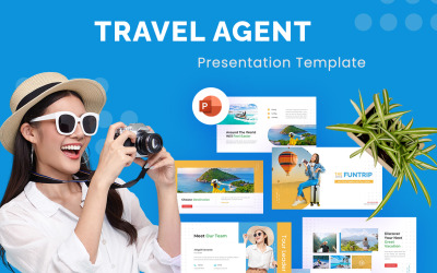 Funtrip - PowerPoint-Vorlage für Reisebüros