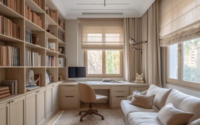 Home office room with chair &amp;amp; Sofa 289