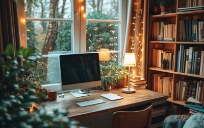 Home office room with chair &amp;amp; Sofa 290