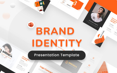 Бренда - Шаблон PowerPoint «Идентификация бренда»