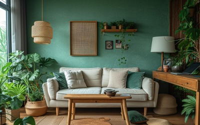 Minimalist Design with Desk &amp;amp; Frame 345