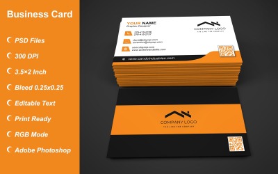 Modello di biglietto da visita con design personalizzabili - 385