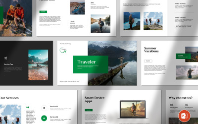 Шаблон презентації PowerPoint Traveler