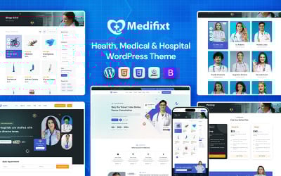 Medifixt – Orvosi, kórházi és egészségügyi WordPress téma