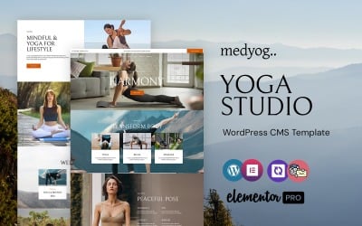 Medyog - Yoga Studio WordPress Elementor-tema