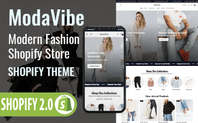 ModaVibe – тема Shopify для одягу та моди
