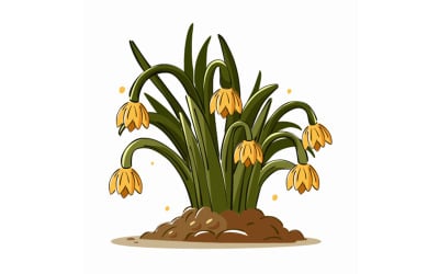 Frühlingshintergrund mit Narzissenblüte