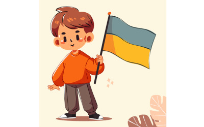 Handritad Ukrainas självständighetsdag