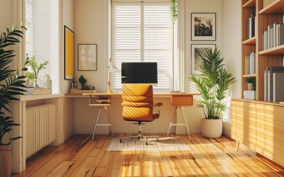 Home Workstation Table Chai Desk and Frame Home Book Closet 433