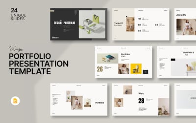 Портфоліо дизайну Google Slide 2030