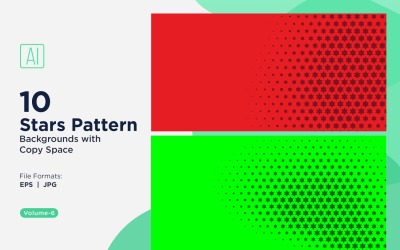 Dynamisches Sternenmuster-Hintergrundset 06