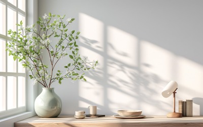 Hem arbetsstation Solljus från fönster 450