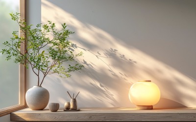 Hem arbetsstation Solljus från fönster 451