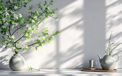 Hem arbetsstation Solljus från fönster 452