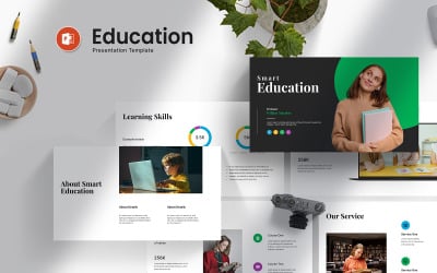 Oktatási intelligens PowerPoint bemutatósablon