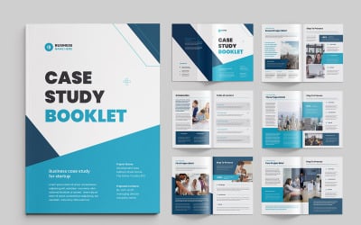 Casestudy-brochure sjabloon casestudie-brochure lay-outontwerp