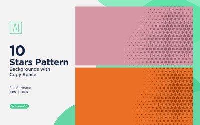 Dynamisches Sternenmuster-Hintergrundset 15