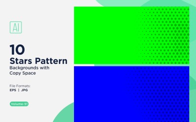 Dynamisches Sternenmuster-Hintergrundset 51