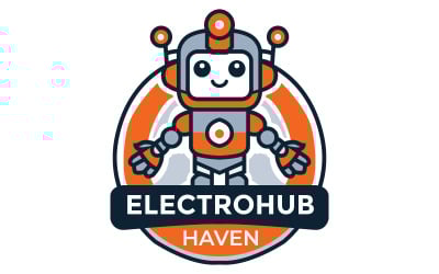 Logo-Vorlage für elektronischen Online-Shop