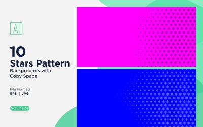Set di sfondi dinamici con motivo a stelle 57