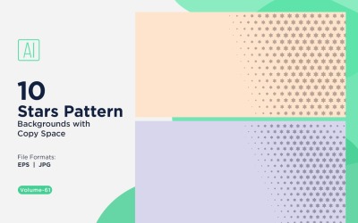 Set di sfondi dinamici con motivo a stelle 61