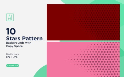 Dynamisches Sternenmuster-Hintergrundset 114