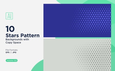 Dynamisches Sternenmuster-Hintergrundset 122