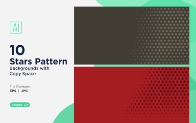 Dynamisches Sternenmuster-Hintergrundset 124