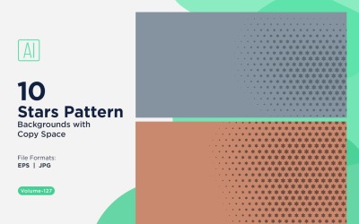 Dynamisches Sternenmuster-Hintergrundset 127