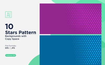 Set di sfondi dinamici con motivo a stelle 132