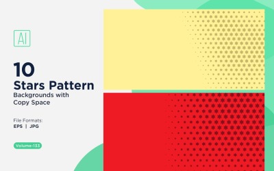 Set di sfondi dinamici con motivo a stelle 133