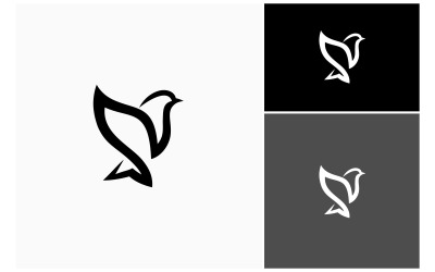 Vlieg Duif Duif Vogel Logo