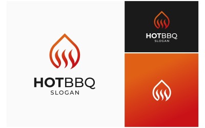 Vuur Heet Bbq Rook Grill Logo