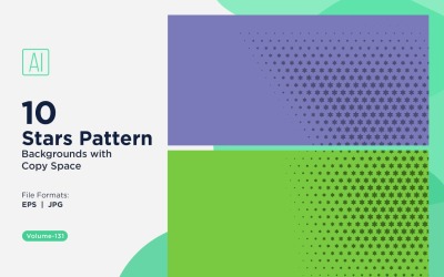 Dynamisches Sternenmuster-Hintergrundset 131