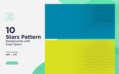 Dynamisches Sternenmuster-Hintergrundset 169