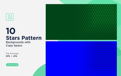 Set di sfondi dinamici con motivo a stelle 156