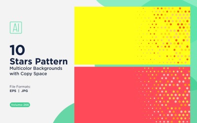 Star Pattern Background Multi Colors 266