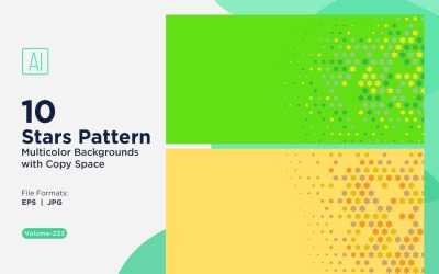 Sternenmuster-Hintergrund, mehrere Farben 233