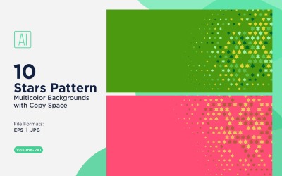 Sterpatroon Achtergrond Multi Kleuren 241