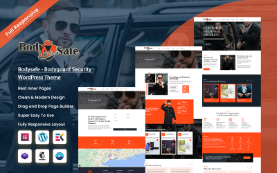 Bodysafe - Motyw WordPress dla agencji ochrony i ochroniarzy