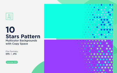 Sternenmuster-Hintergrund, mehrere Farben, 301