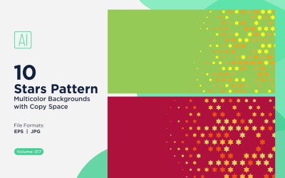 Sterpatroon Achtergrond Multi Kleuren 317