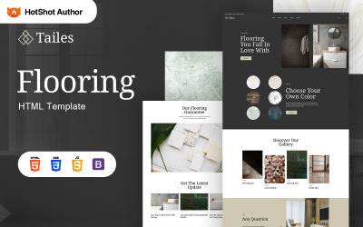 Tailes - 大理石、瓷砖和地板 HTML 模板