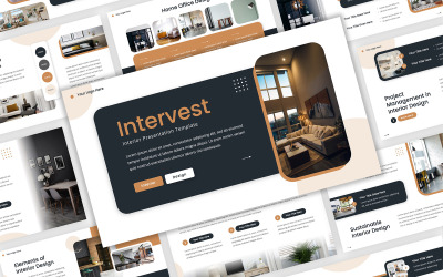 Intervest - Interiér PowerPoint šablony