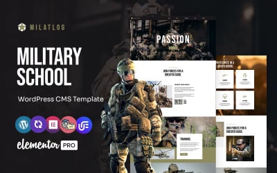 Milatlog - Military School Multipurpose WordPress Elementor Theme