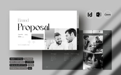 品牌提案演示模板（InDesign）