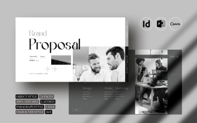 Szablon prezentacji propozycji marki (InDesign)