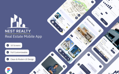 Nest Realty – Application mobile pour l&amp;#39;immobilier