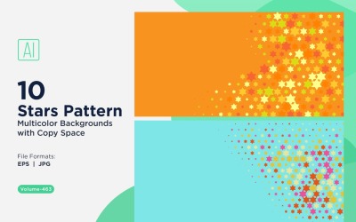 Színes csillagmintás háttér 463