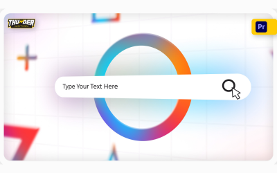 Trendy Search Logo Reveal - Motion Graphics Template